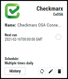 Checkmarx OSA Connector - Configured Checkmarx Connector